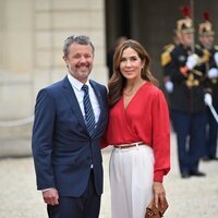 Los Reyes Federico y Mary de Dinamarca en la Ceremonia de Apertura de la Juegos Olímpicos 2024 de París