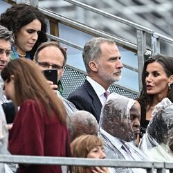 Los Reyes Felipe y Letizia durante la Ceremonia de Inauguración de los JJOO 2024