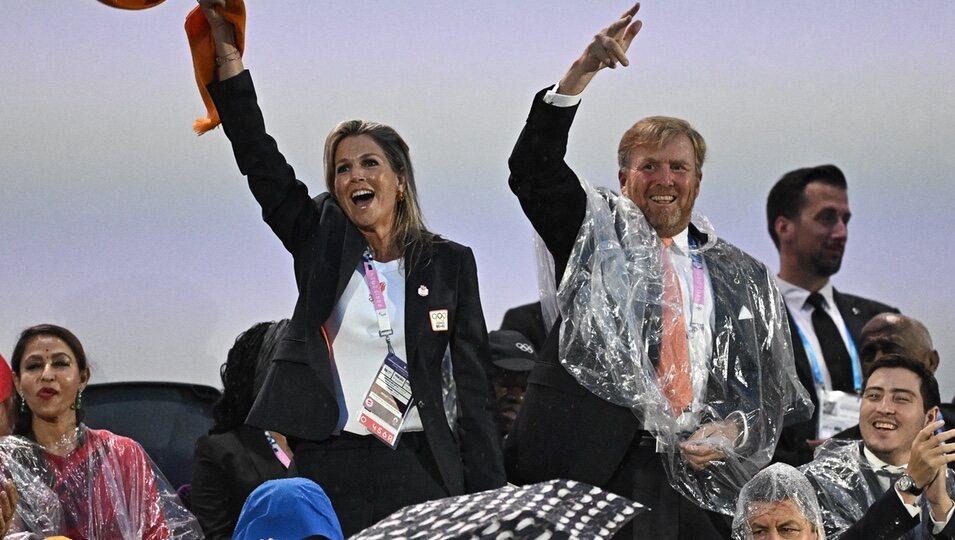 Guillermo Alejandro y Máxima de Holanda en la Ceremonia de Inauguración de los JJOO 2024