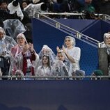 Alberto y Charlene de Mónaco con sus hijos en la Ceremonia de Inauguración de los JJOO 2024