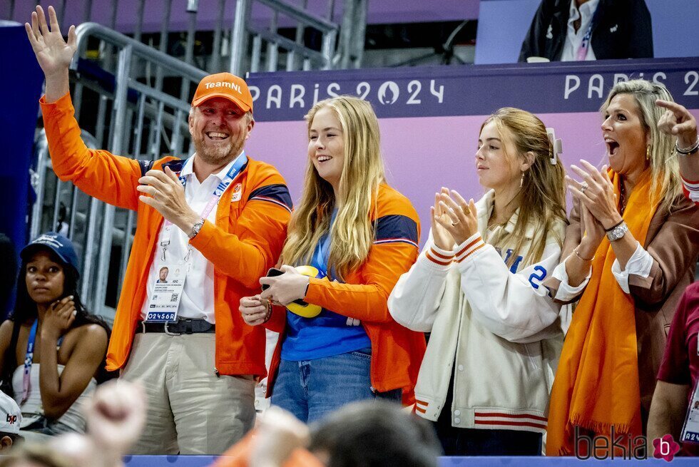 La Familia Real Holandesa animando a Países Bajos en los Juegos Olímpicos de París 2024