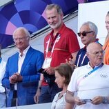 Carlos Gustavo y Silvia de Suecia, el Rey Felipe VI y Amalia de Holanda en los Juegos Olímpicos de París 2024