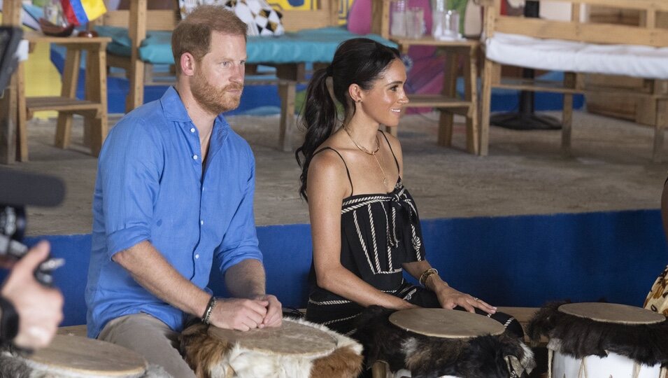 El Príncipe Harry y Meghan Markle en Cartagena de Indias en Colombia