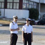 La Princesa Leonor conoce las instalaciones de la Escuela Naval de Marín, en Pontevedra