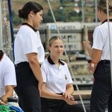 La Princesa Leonor comienza su formación en la Escuela Naval de Marín