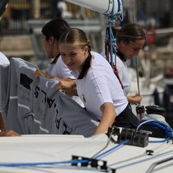 La Princesa Leonor, en instrucción marinera tras ingresar en la Escuela Naval de Marín