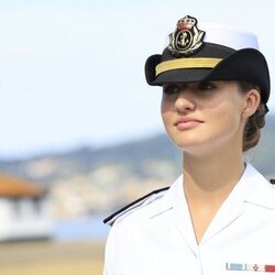 La Princesa Leonor comienza una instrucción marinera en la Escuela Naval de Marín