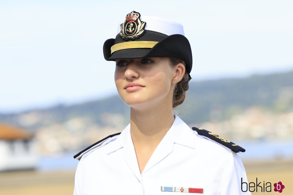 La Princesa Leonor comienza una instrucción marinera en la Escuela Naval de Marín