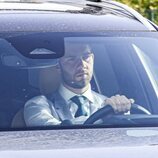 Juan Urdangarin conduciendo en la boda de Victoria López-Quesada y Enrique Moreno de la Cova