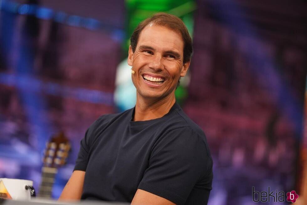 Rafa Nadal, muy sonriente en el plató de 'El Hormiguero'