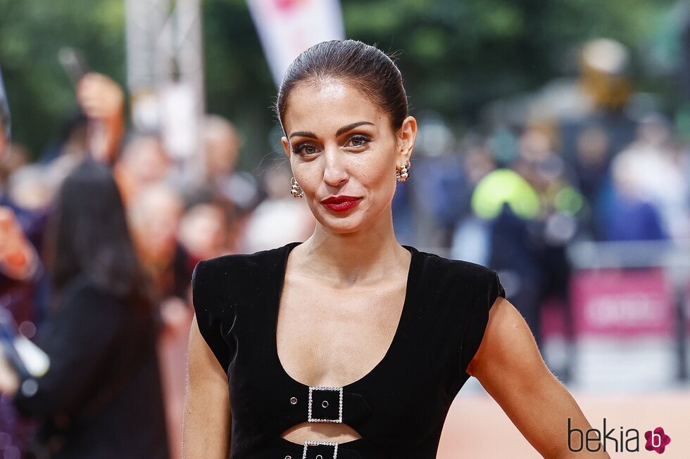 Hiba Abouk, en la presentación de 'MasterChef Celebrity 9' en el FesTVal de Vitoria