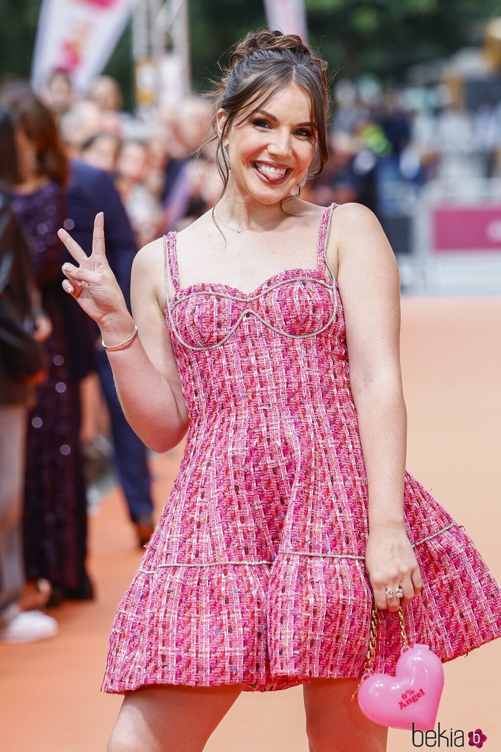 Inés Hernand en la presentación de 'Masterchef Celebrity 9' en el FesTVal de Vitoria