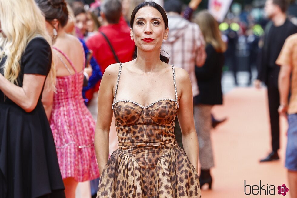 Itziar Miranda en la presentación de 'MasterChef Celebrity 9' en el FesTVal de Vitoria