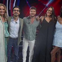 María José Galera, Dani Santos, Alessandro Livi, Lucía Parreño y Liz Emiliano en 'GH 2024'