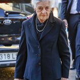 Teresa de Borbón-Dos Sicilias en el funeral de Juan Gómez-Acebo