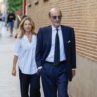 José Miguel Fernández-Sastrón en el funeral de Juan Gómez-Acebo