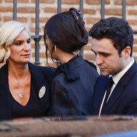 María Zurita, Froilán y Victoria Federica en el funeral de Juan Gómez-Acebo