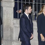 Froilán e Irene Urdangarin en el funeral de Juan Gómez-Acebo