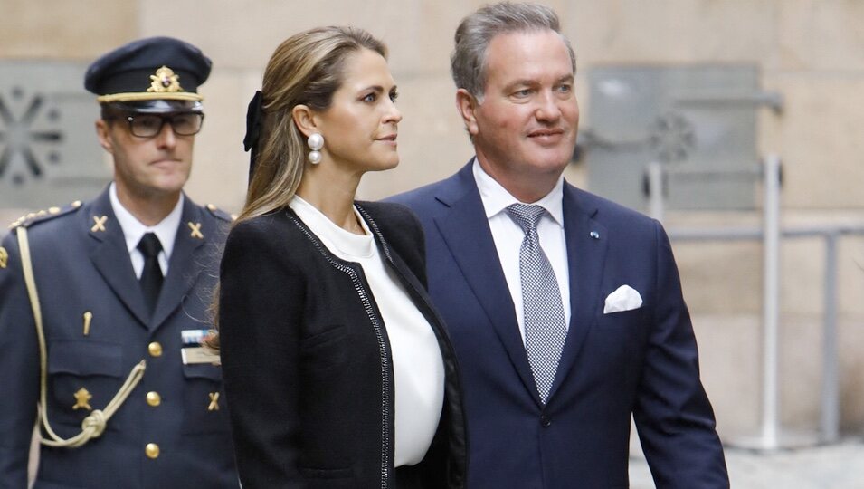 Magdalena de Suecia y Chris O'Neill en la Apertura del Parlamento Sueco 2024