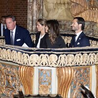 Magdalena de Suecia y Chris O'Neill y Carlos Felipe y Sofia de Suecia en la Apertura del Parlamento Sueco 2024