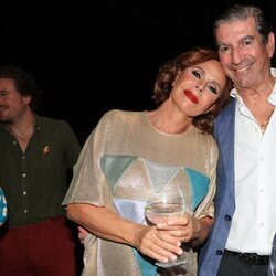 Ágatha Ruiz de la Prada y José Manuel Díaz-Patón en la Mercedes Benz Fashion Week 2024