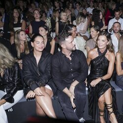 Mar Flores en el front row del desfile de la Maison Malne