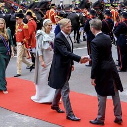 Guillermo Alejandro y Máxima de Holanda y su hija Amalia de Holanda en el Prinsjesdag 2024