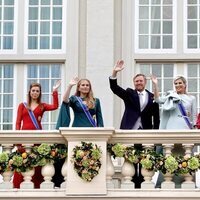 La Familia Real Holandesa saludando en el Prinsjesdag 2024