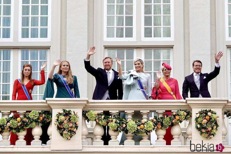 La Familia Real Holandesa saludando en el Prinsjesdag 2024