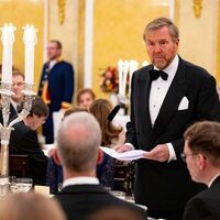 Guillermo Alejandro de Holanda en una cena de gala al Consejo de Estado de Países Bajos