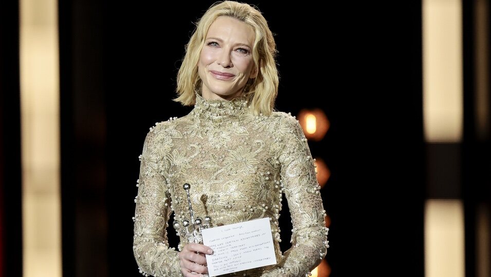 Cate Blanchett, feliz tras recibir el Premio Donostia en el Festival de Cine de San Sebastián 2024