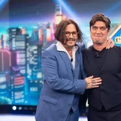 Johnny Depp y Riccardo Scamarcio en 'El Hormiguero'