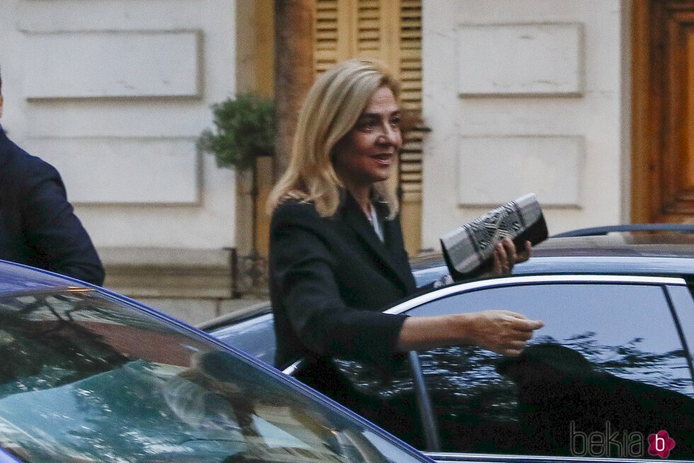 La Infanta Cristina a su llegada al funeral de Juan Miguel Villar Mir