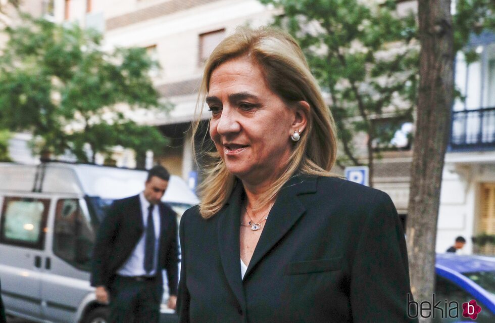 La Infanta Cristina en la misa funeral de Juan Miguel Villar Mir