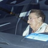 La Infanta Margarita camino a una cena con el Rey Juan Carlos en casa de Pedro Campos en Sanxenxo