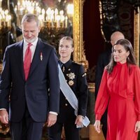 Los Reyes y la Princesa Leonor llegan a la recepción oficial por el Día de la Hispanidad 2024