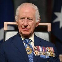 El Rey Carlos III en el Parlamento australiano en Canberra durante su visita de estado a Australia en octubre de 2024