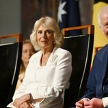 Los Reyes Carlos y Camilla en el Parlamento australiano en Canberra durante su visita de estado a Australia en octubre de 2024