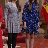 La Princesa Leonor y la Infanta Sofía en la audiencia con los galardonados en los Princesa de Asturias 2024