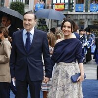 Pedro J. Ramírez y Cruz Sánchez de Lara en los Premios Princesa de Asturias 2024