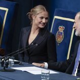 La complicidad del Rey Felipe y la Princesa Leonor en los Premios Princesa de Asturias 2024