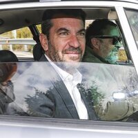 Arturo Valls llegando a la boda de Ana Guerra y Víctor Elías