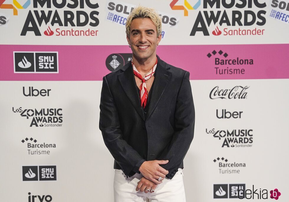 Álvaro de Luna en Los 40 Music Awards en Barcelona