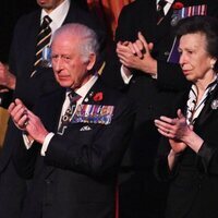 El Rey Carlos III y la Princesa Ana en el Festival Anual del Recuerdo de la Legión Real Británica 2024