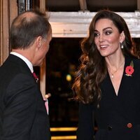 Kate Middleton llegando al Festival Anual del Recuerdo de la Legión Real Británica 2024