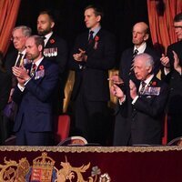 Kate Middleton, el Príncipe Guillermo, el Rey Carlos III y la Princesa Ana en el Festival Anual del Recuerdo de la Legión Real Británica 2024