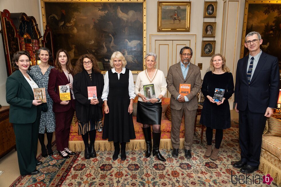 La Reina Camilla en una recepción en Clarence House a los ganadores del Premio Booker