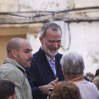 El Rey Felipe visita Chiva, Valencia, después de los altercados de la primera visita