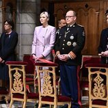 Alberto y Charlene de Mónaco y Carolina y Estefanía de Mónaco en el Día Nacional de Mónaco 2024