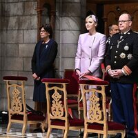 Alberto y Charlene de Mónaco y Carolina y Estefanía de Mónaco en el Día Nacional de Mónaco 2024